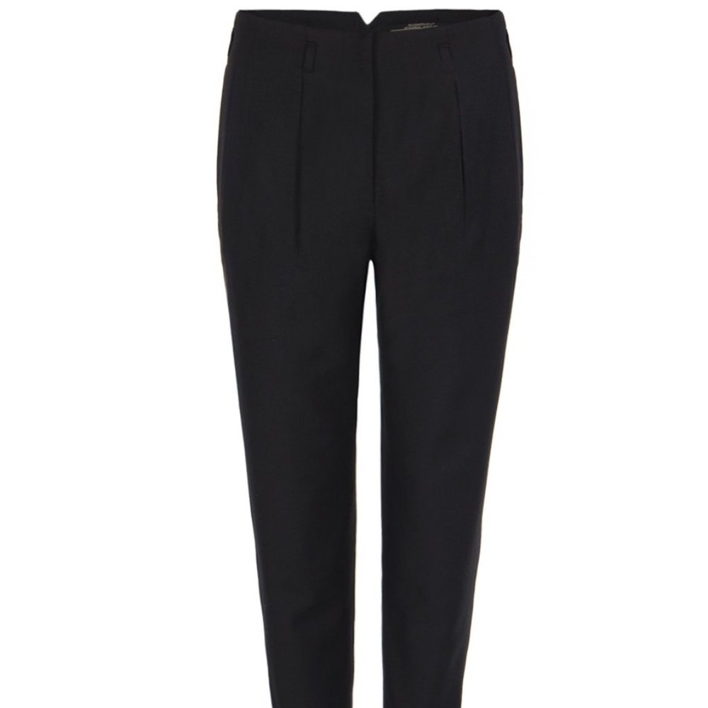 ALLSAINTS 100% ITALIAN BLACK WOOL PANTS
